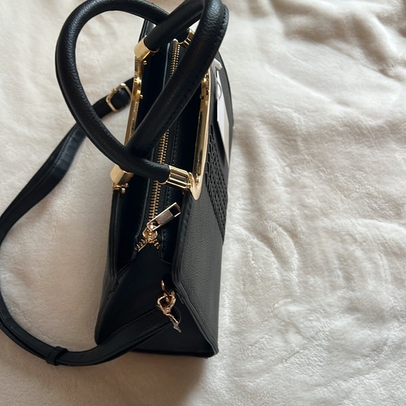 NWT, Le Bag Los Angeles Shoulder purse, Black - Picture 4 of 13